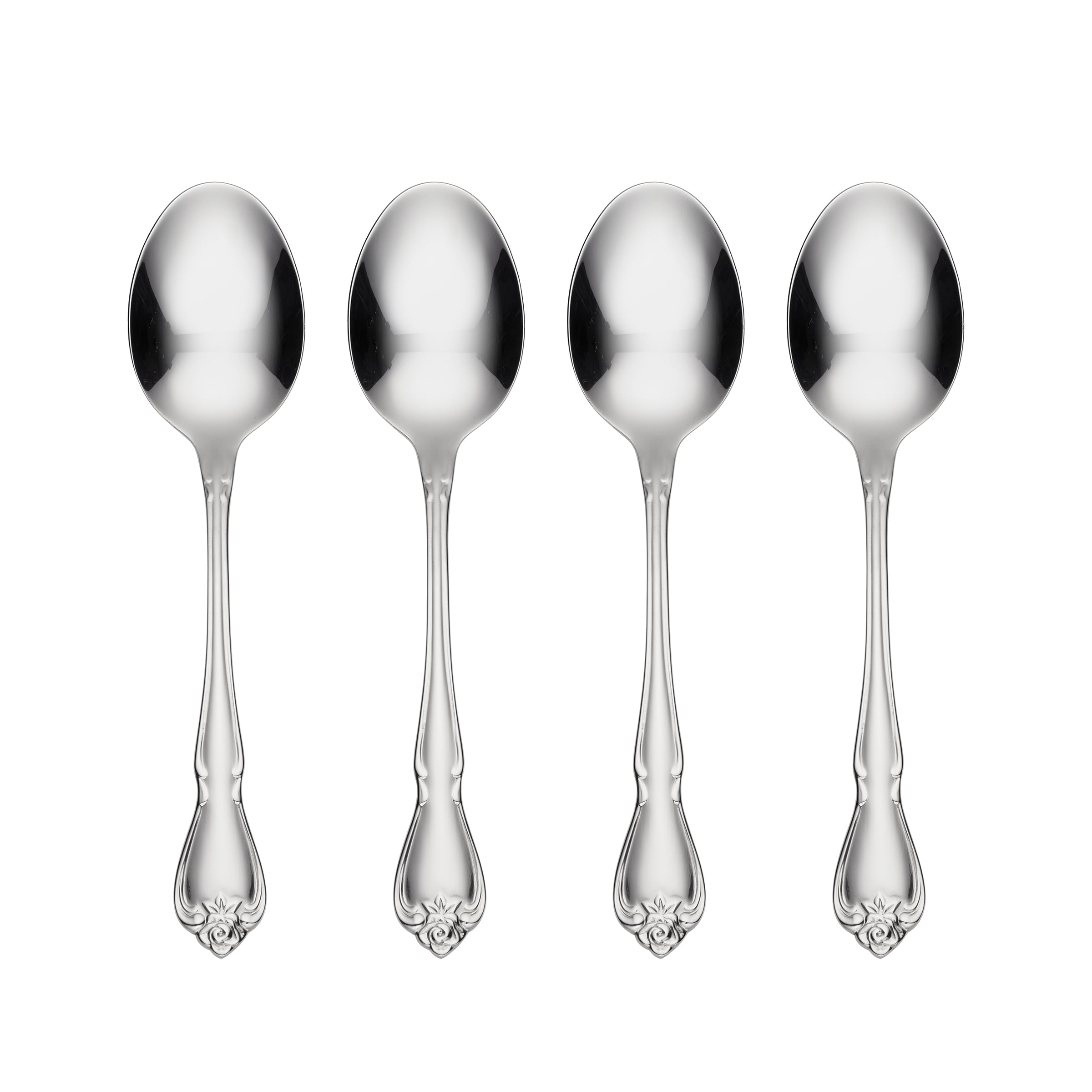 Lenox Fine Lenox Fine True Rose Everyday Flatware Dinner Spoons, Set Of 4