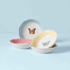 Lenox Fine Lenox Fine Butterfly Meadow Fruit Bowls, Set 4
