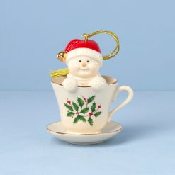 Lenox Fine Lenox Fine Coffee Tea & Me Snowman Ornament