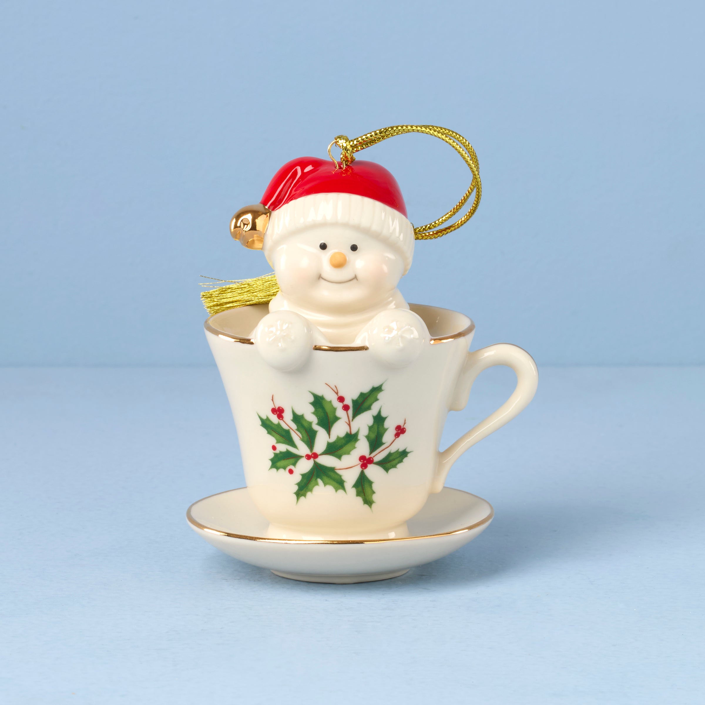 Lenox Fine Lenox Fine Coffee Tea & Me Snowman Ornament