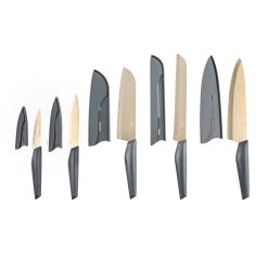 Lenox Fine Lenox Fine 10-Piece Cutlery Set in Grey and Champagne