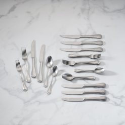 Alternative view of Lenox Fine Lenox Fine Textured Neutrals 24-Piece Flatware Set