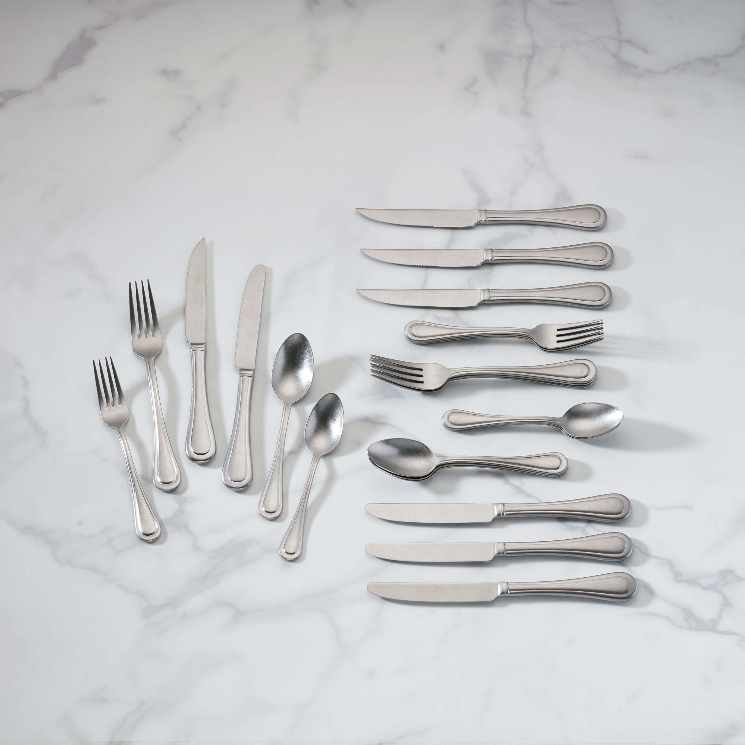Lenox Fine Lenox Fine Textured Neutrals 24-Piece Flatware Set - Image 2