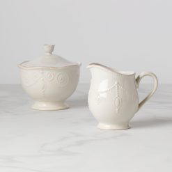 Lenox Fine Lenox Fine French Perle White Sugar & Creamer