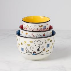Alternative view of Lenox Fine Lenox Fine Chef Snoopy 3-Piece Bowl Set