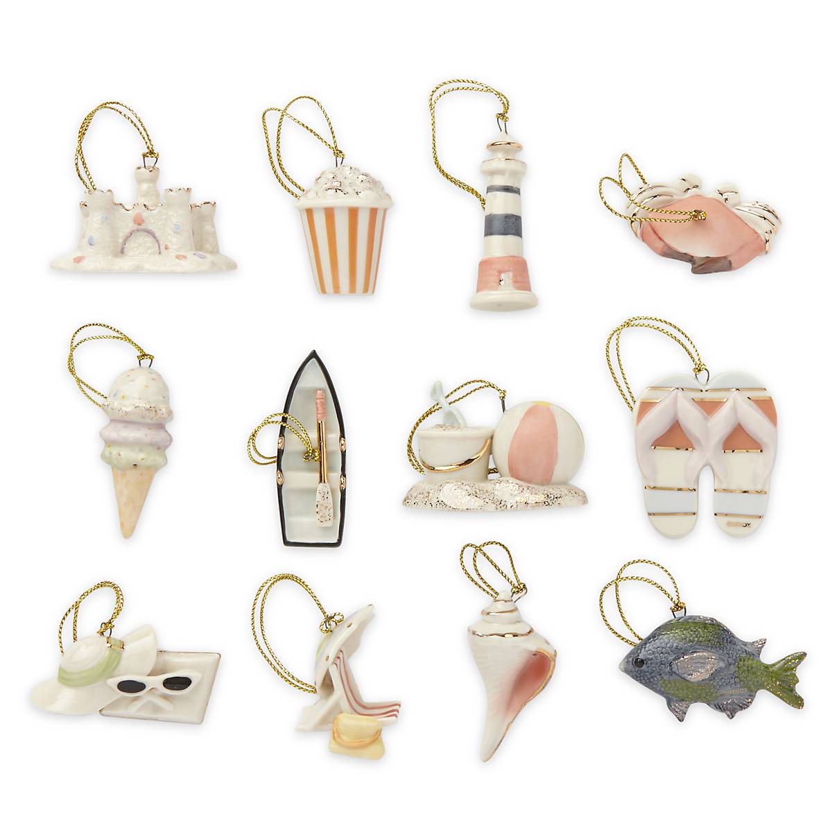 Lenox Fine Lenox Fine Summer 12-Piece Mini Ornament Set - Image 3