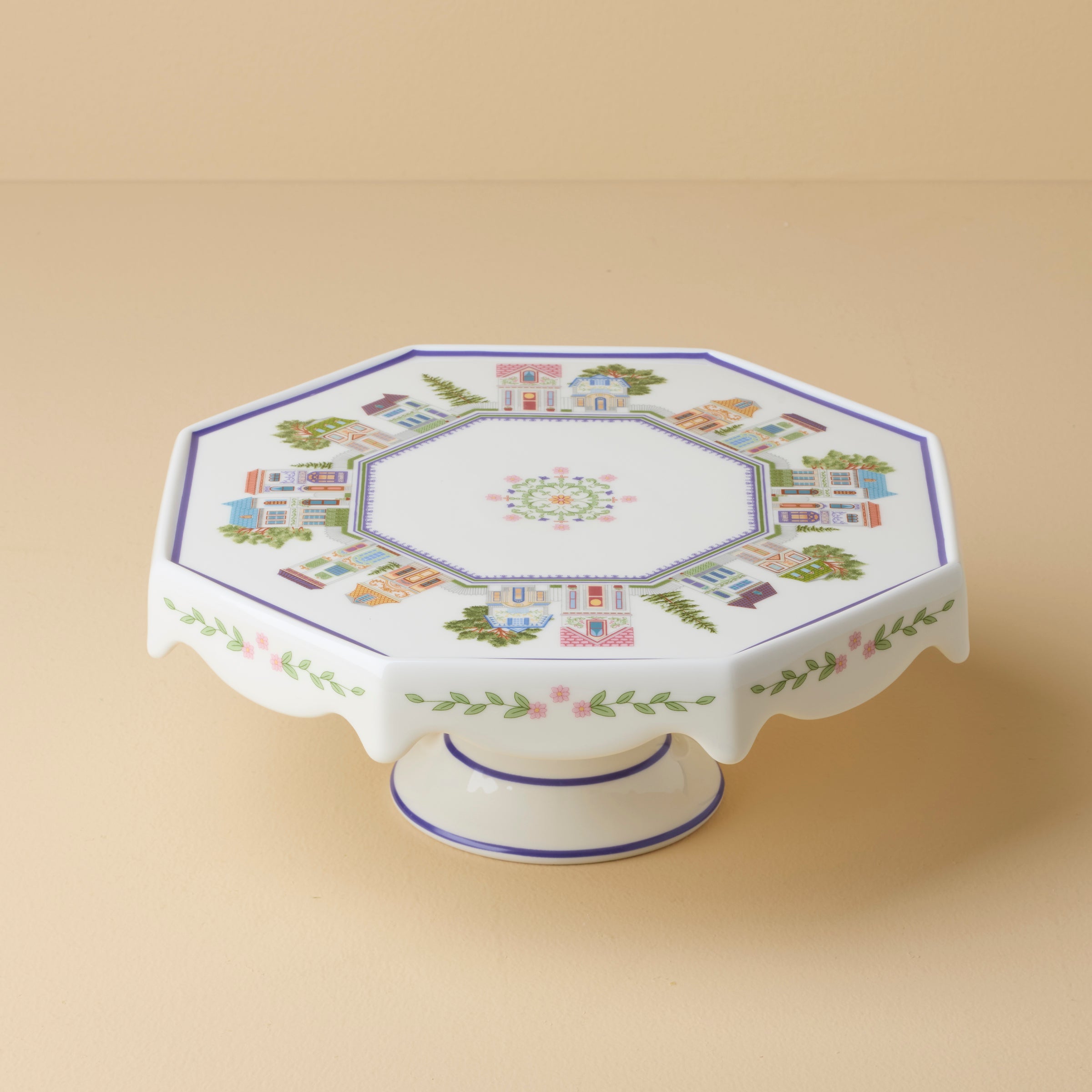 Lenox Fine Lenox Fine Lenox Spice Village Cake Plate