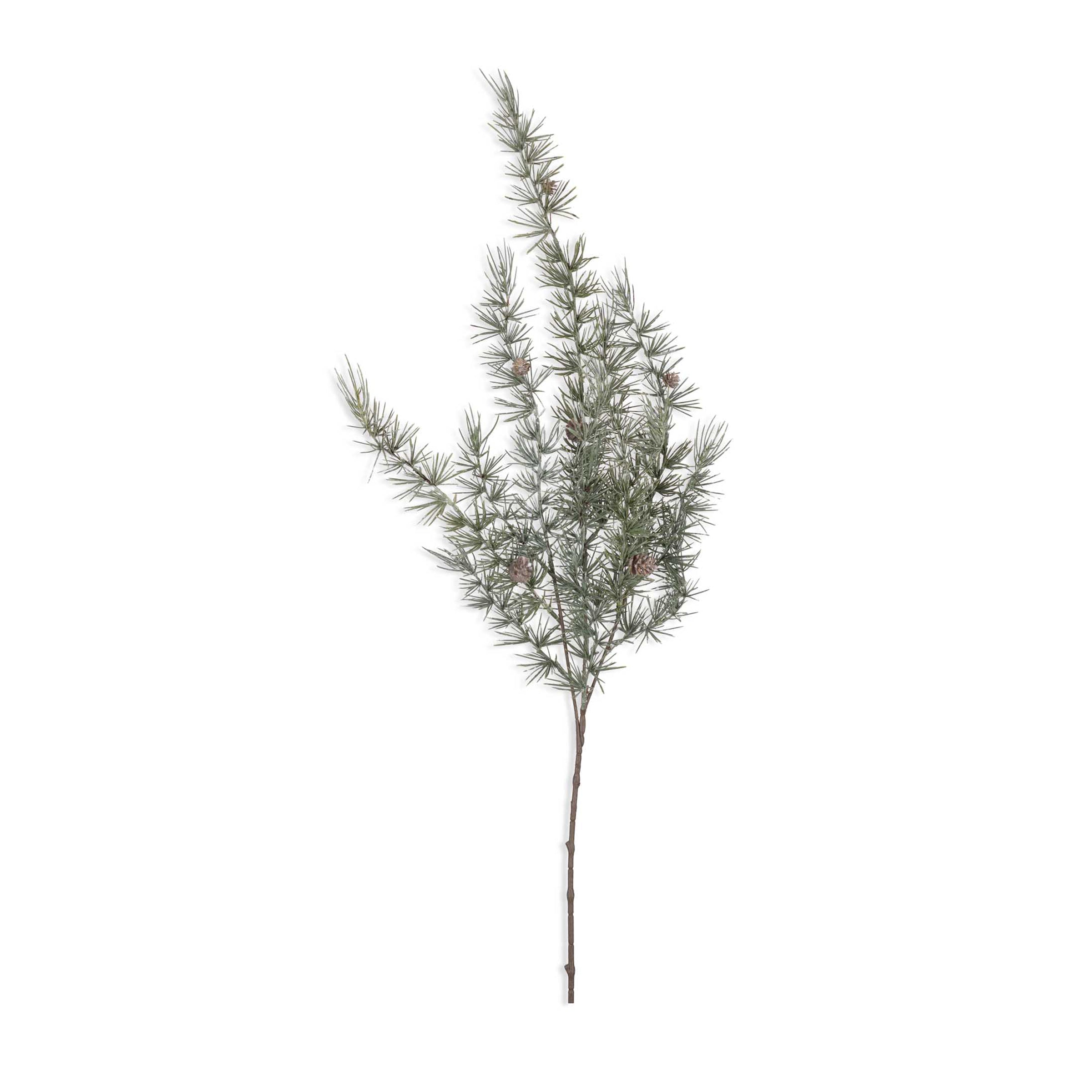 Lenox Fine Lenox Fine Artificial Cedar and Pinecone Branch - Image 2