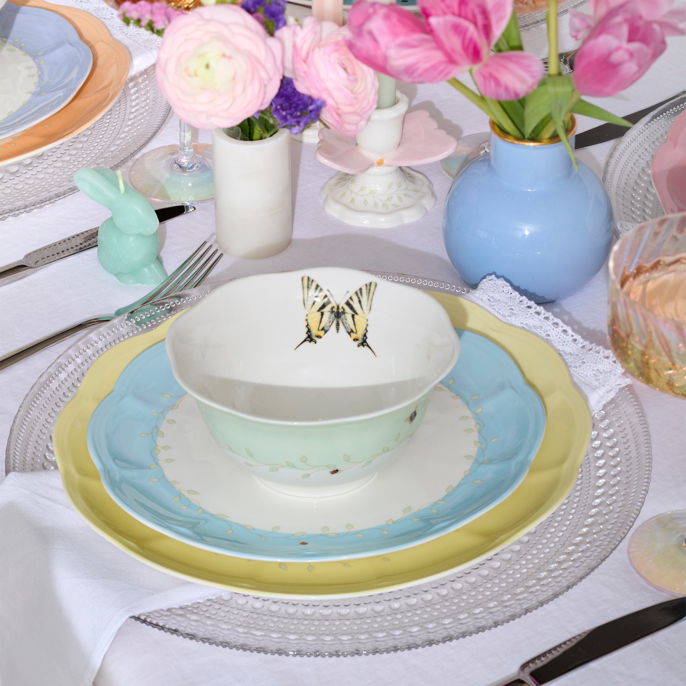 Lenox Fine Lenox Fine Butterfly Meadow Colors 18-Piece Dinnerware Set - Image 6