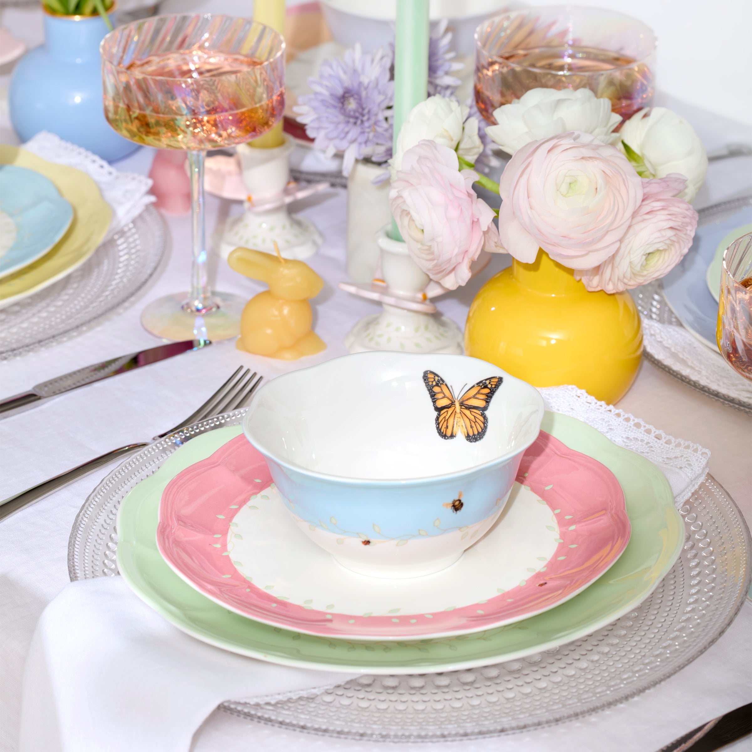 Lenox Fine Lenox Fine Butterfly Meadow Colors 18-Piece Dinnerware Set - Image 11