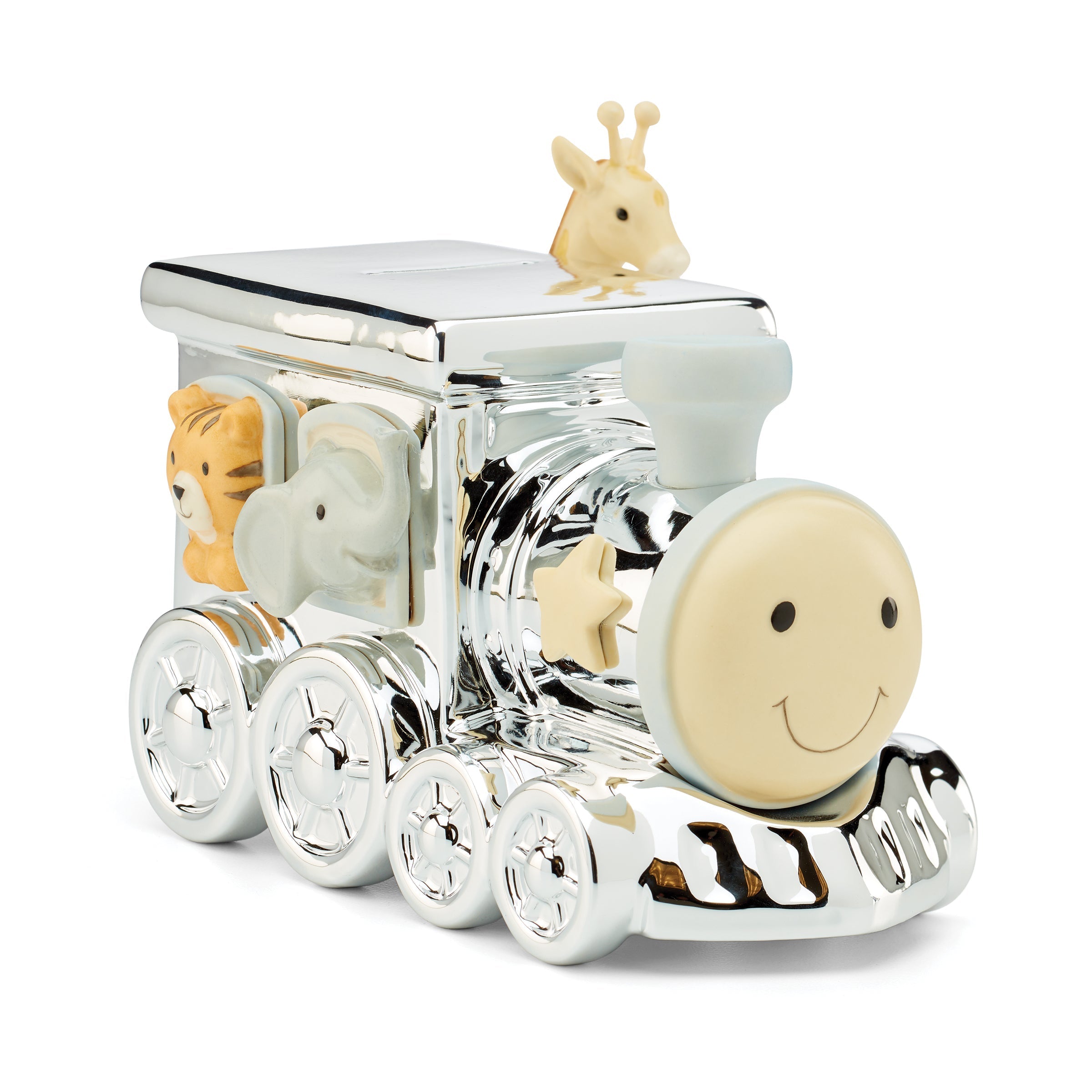 Lenox Fine Lenox Fine Animal Train Silverplate Bank - Image 2