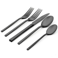 Lenox Fine Lenox Fine Allay Midnight 20-Piece Flatware Set