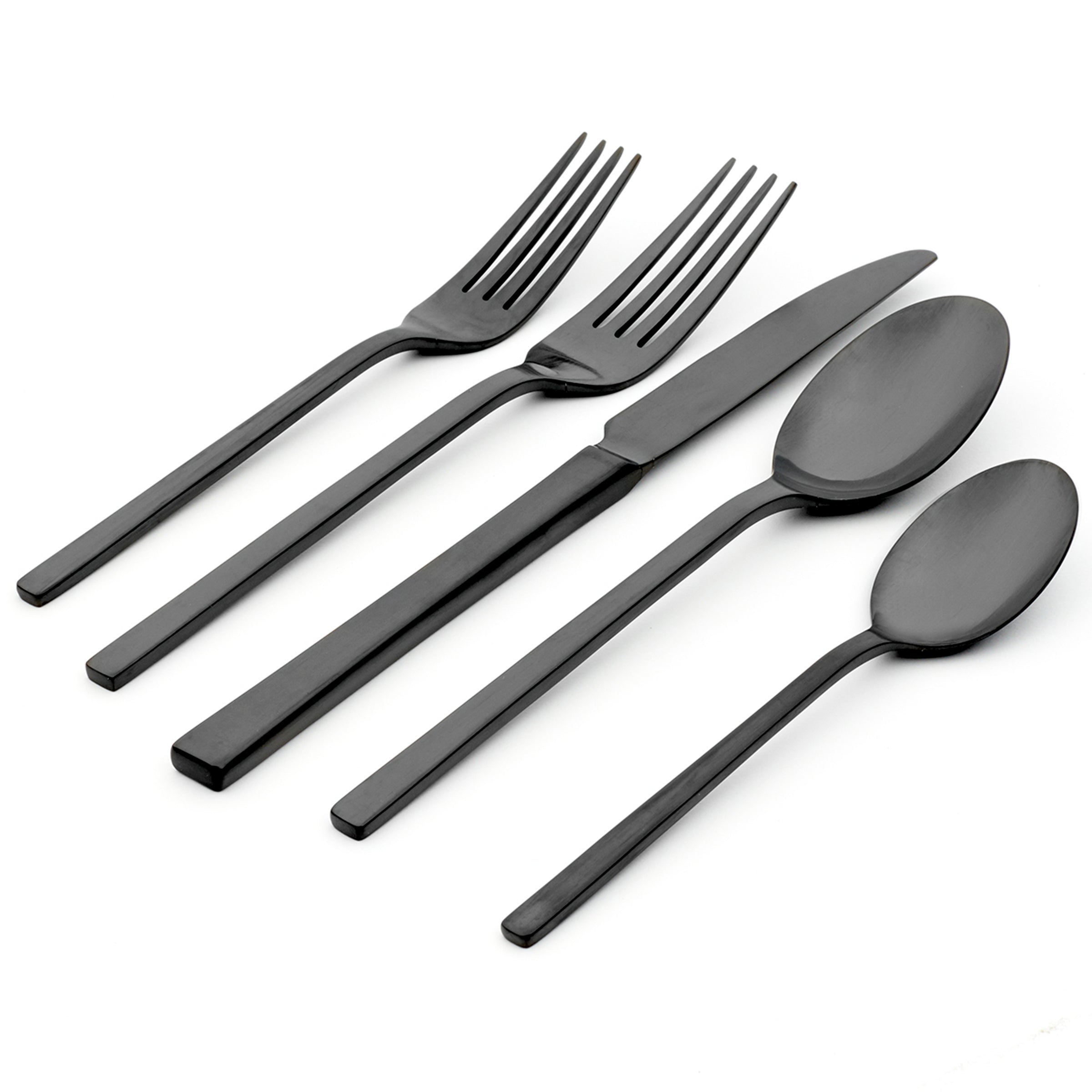 Lenox Fine Lenox Fine Allay Midnight 20-Piece Flatware Set