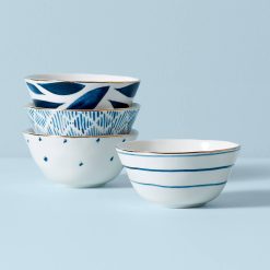 Lenox Fine Lenox Fine Blue Bay Dessert Bowls, Set of 4