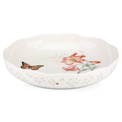 Alternative view of Lenox Fine Lenox Fine Butterfly Meadow Low Serving Bowl