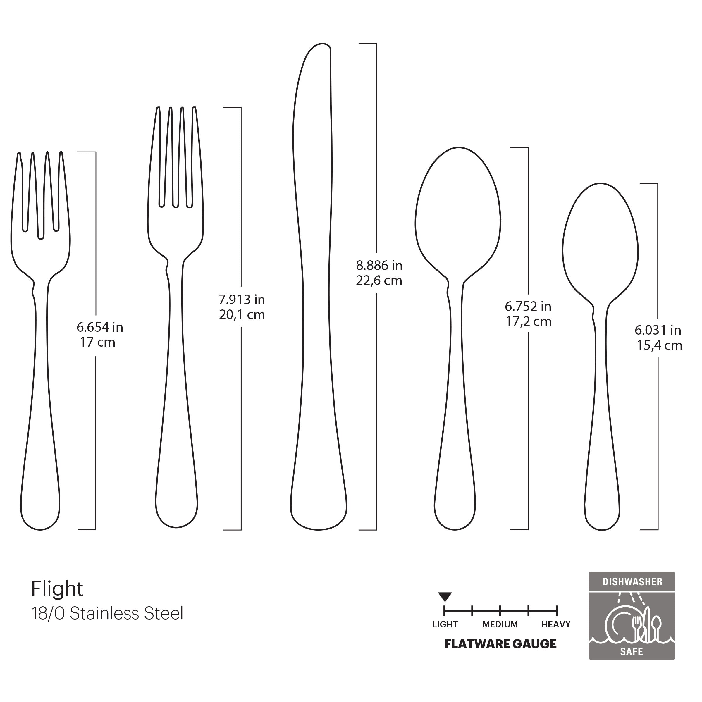 Lenox Fine Lenox Fine Flight Gold Satin 20-Piece Flatware Set - Image 5