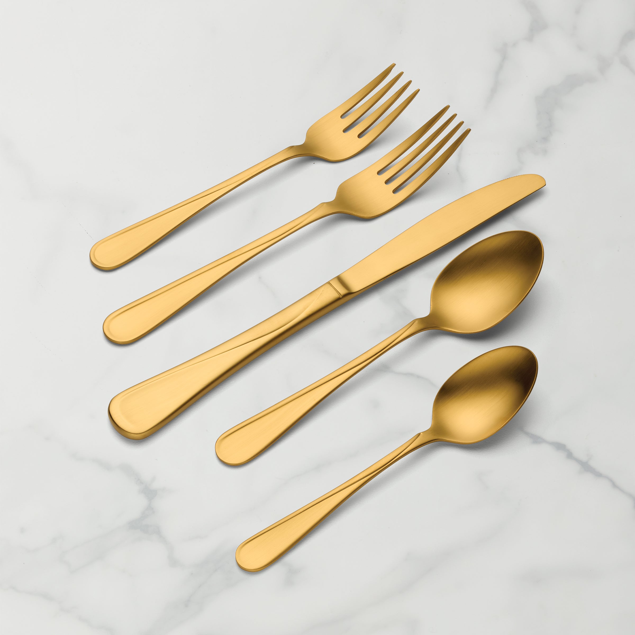 Lenox Fine Lenox Fine Flight Gold Satin 20-Piece Flatware Set