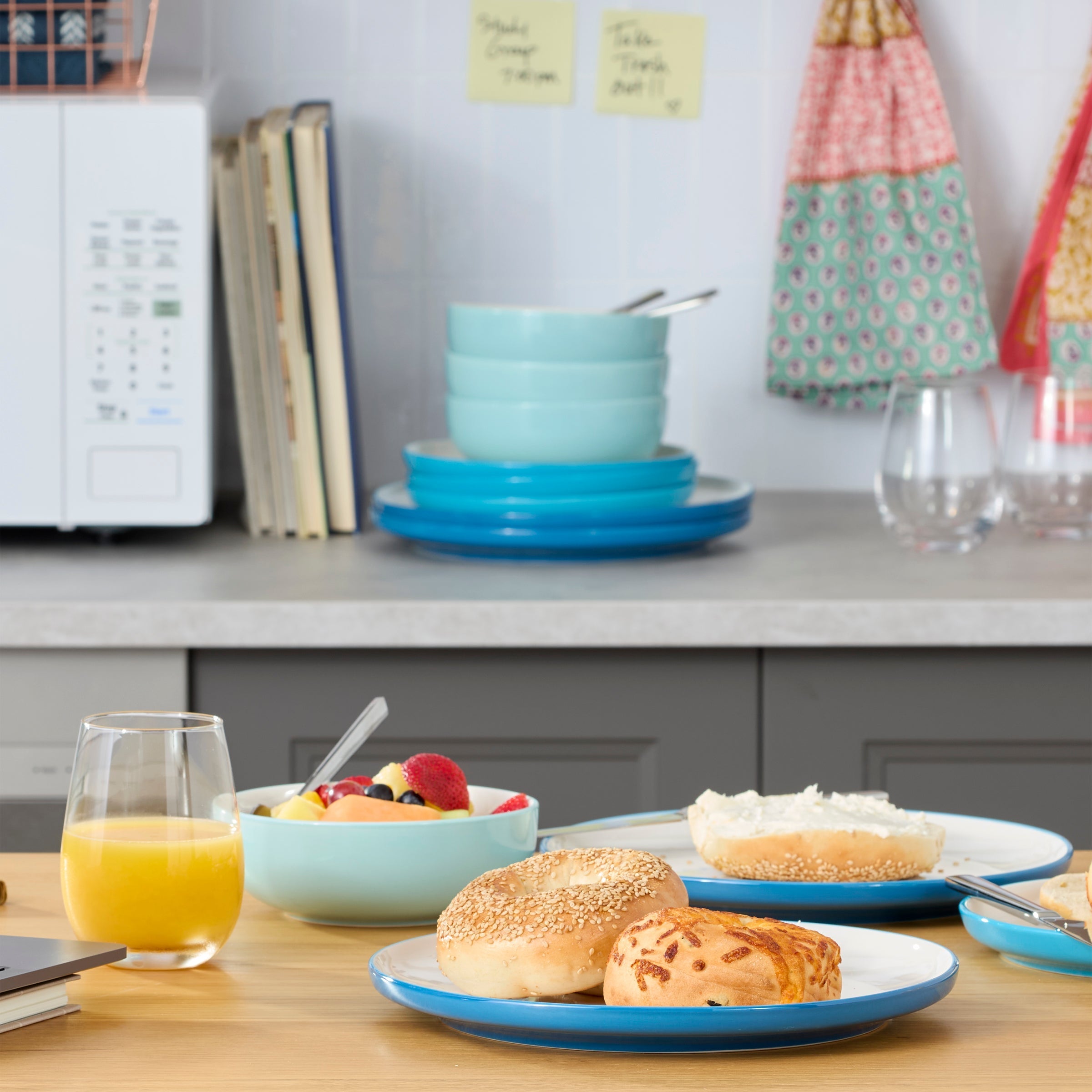 Lenox Fine Lenox Fine 24 Seven Colors Turquoise 12-Piece Dinnerware Set - Image 11