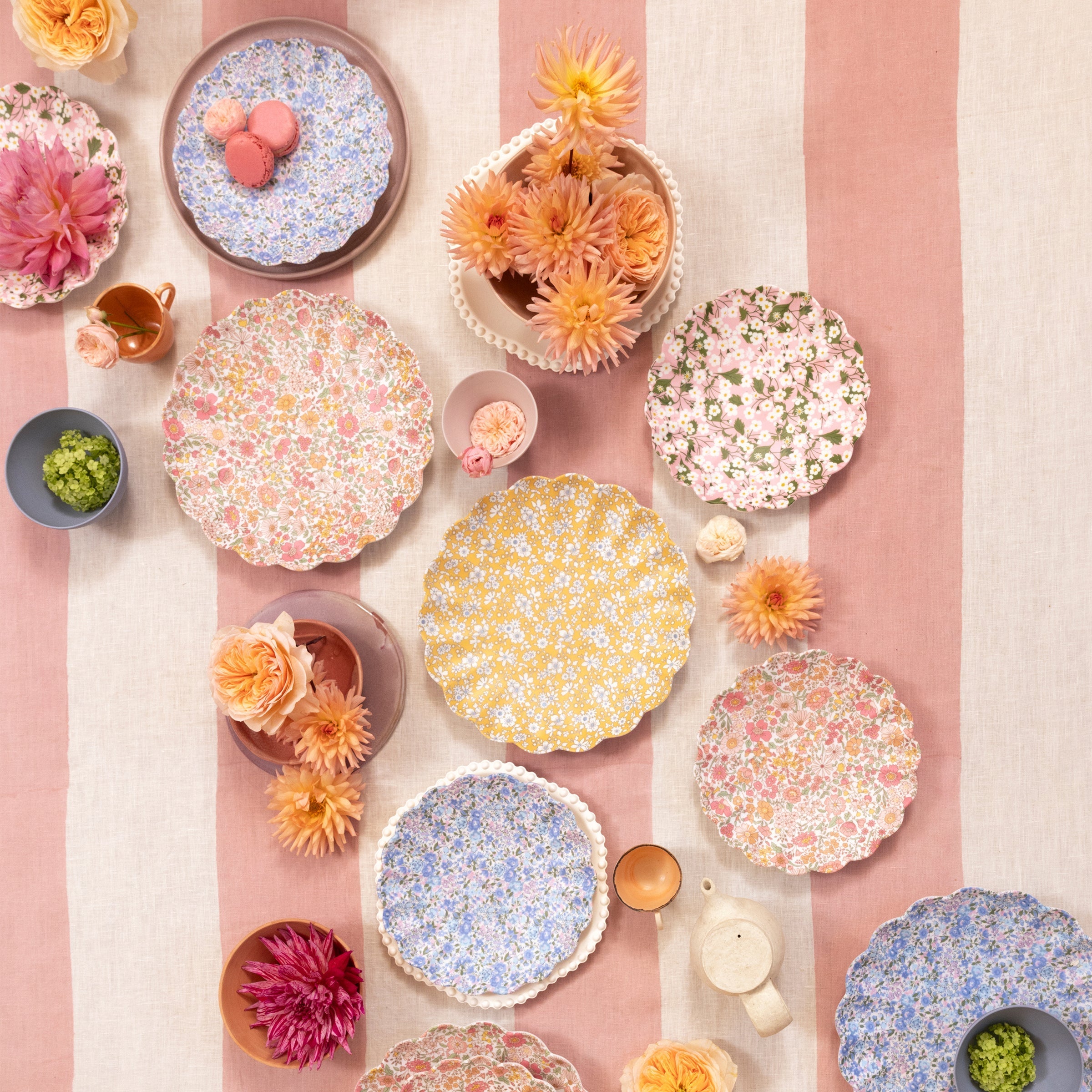 Lenox Fine Lenox Fine Meri Meri X Liberty Floral Melamine Small Plate, Set of 4 - Image 7