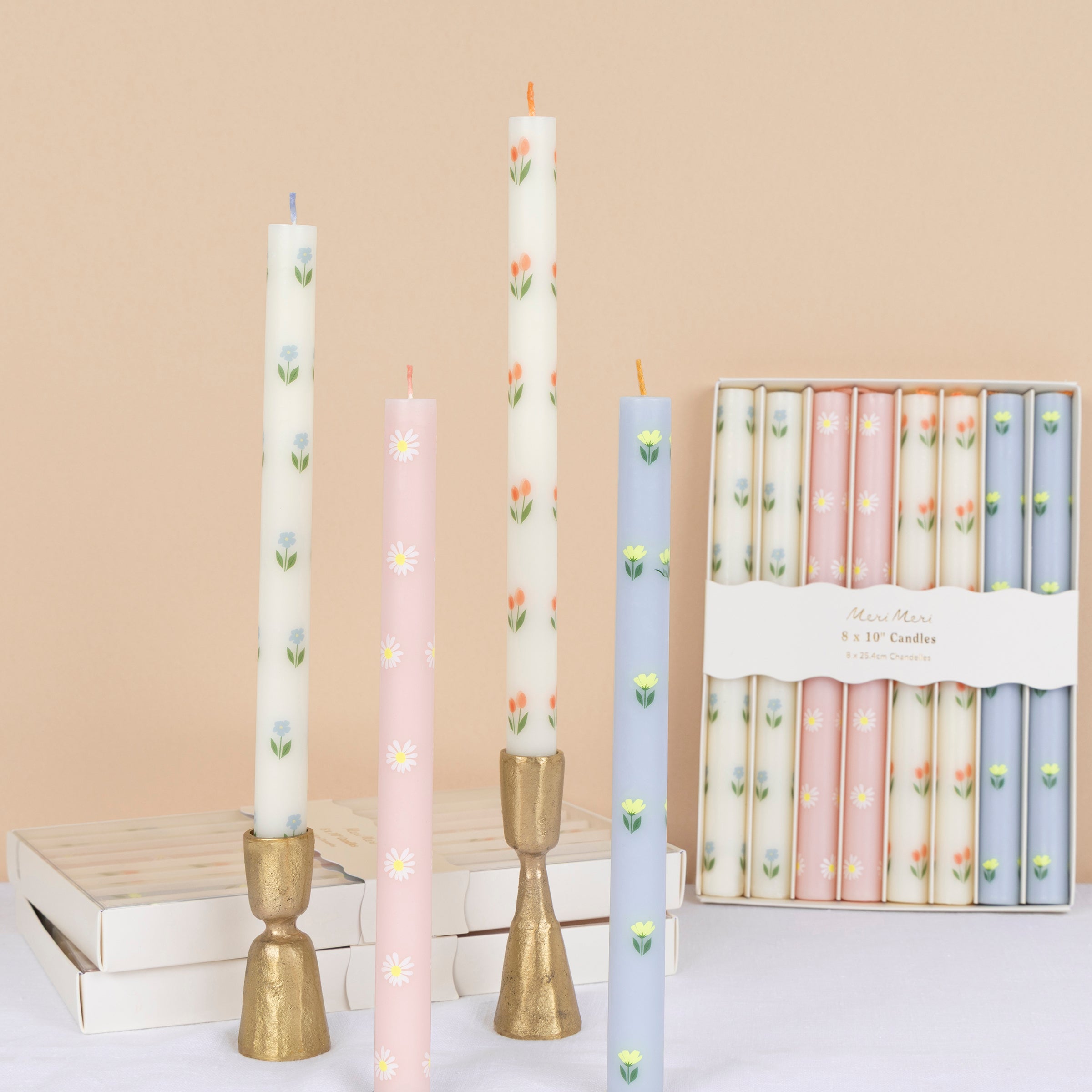 Lenox Fine Lenox Fine Floral Table Candles, Set of 8