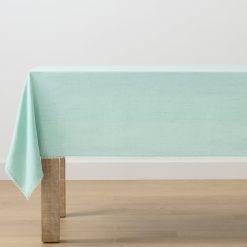 Lenox Fine Lenox Fine French Perle Solid Ice Blue 52x70 Tablecloth