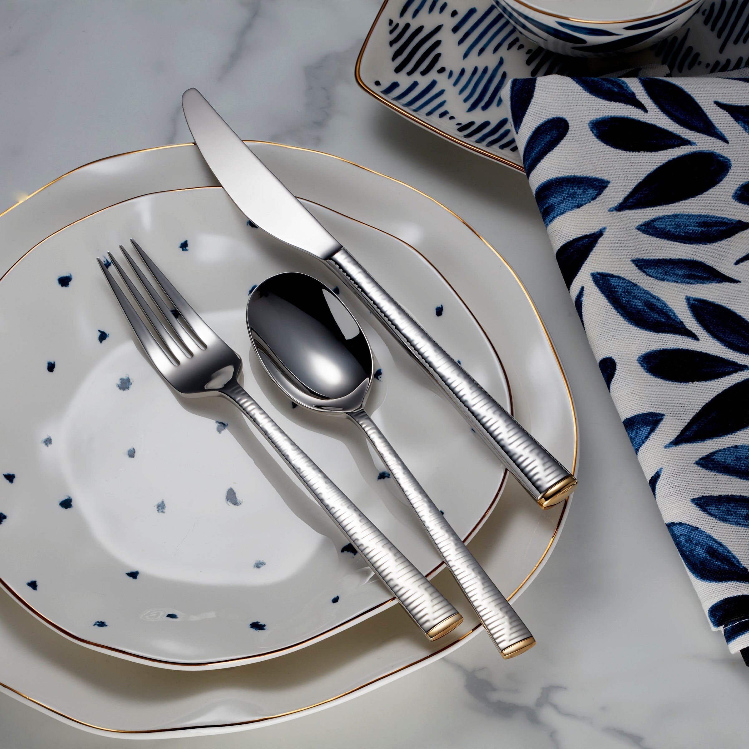 Lenox Fine Lenox Fine Blue Bay 20-Piece Flatware Set - Image 3