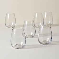 Lenox Fine Lenox Fine Tuscany Classics Stemless Wine Glasses, Set of 6
