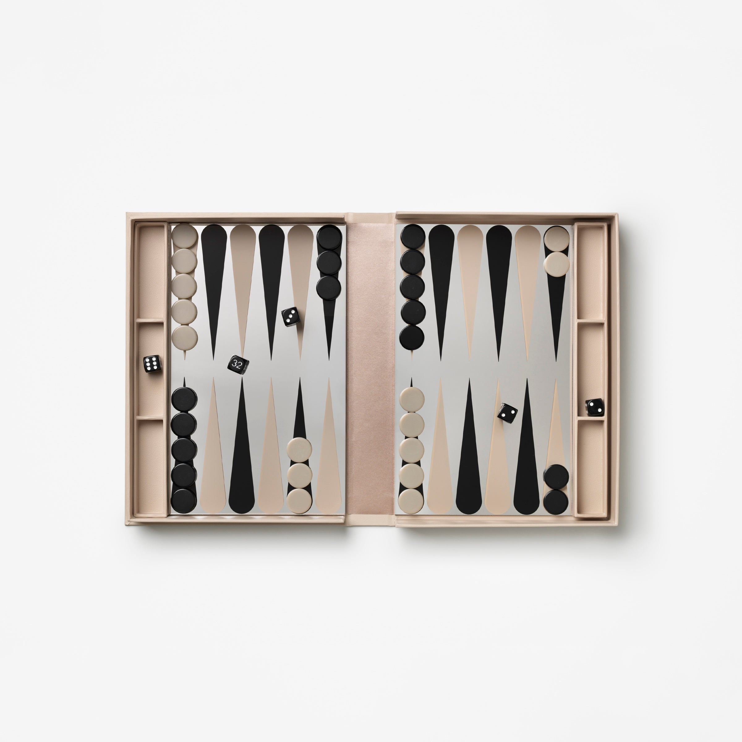 Lenox Fine Lenox Fine The Art Of Backgammon Mirror Board Game