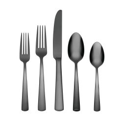Lenox Fine Lenox Fine Aptitude Midnight Glossy 20-Piece Flatware Set