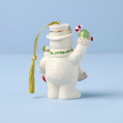 Alternative view of Lenox Fine Lenox Fine 2026 Snowman With Stocking Ornament