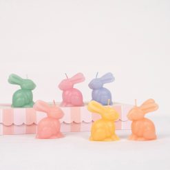 Alternative view of Lenox Fine Lenox Fine Rainbow Mini Bunny Candles, Set of 6