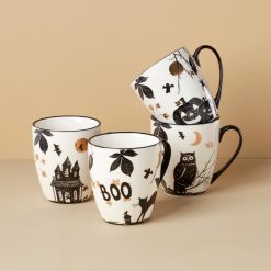 Lenox Fine Lenox Fine Haunted Halloween Mugs, Set of 4