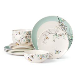 Lenox Fine Lenox Fine Botanica 12-Piece Dinnerware Set