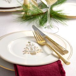 Alternative view of Lenox Fine Lenox Fine Federal Gold Tree Accent Plates, Set of 4
