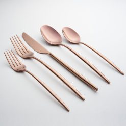 Lenox Fine Lenox Fine Gaze Copper Mirror 20-Piece Flatware Set