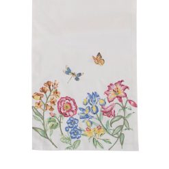 Lenox Fine Lenox Fine Butterfly Meadow Garden Embroidered Runner