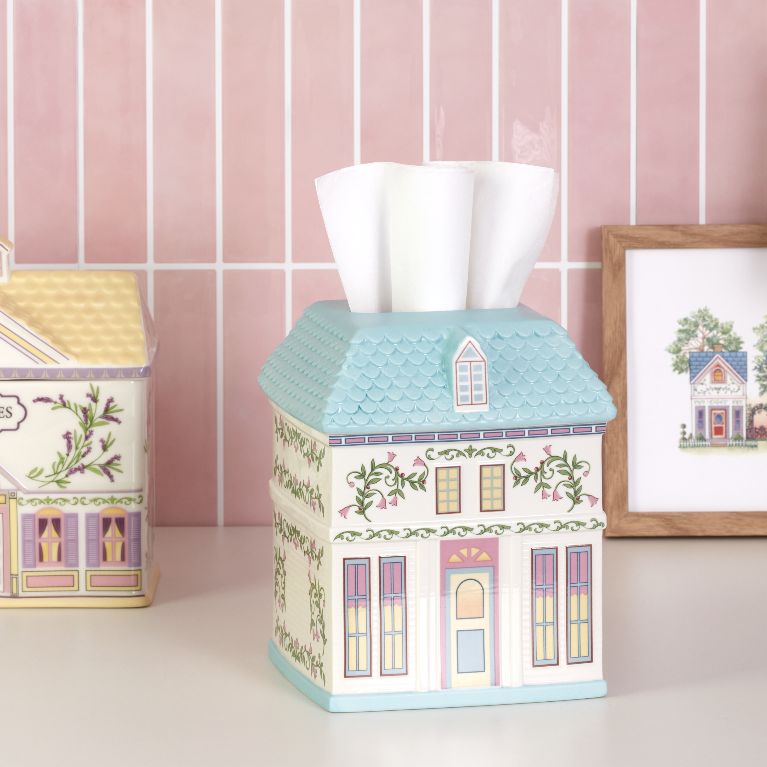 Lenox Fine Lenox Fine Lenox Spice Village Tissue Box Holder - Image 3