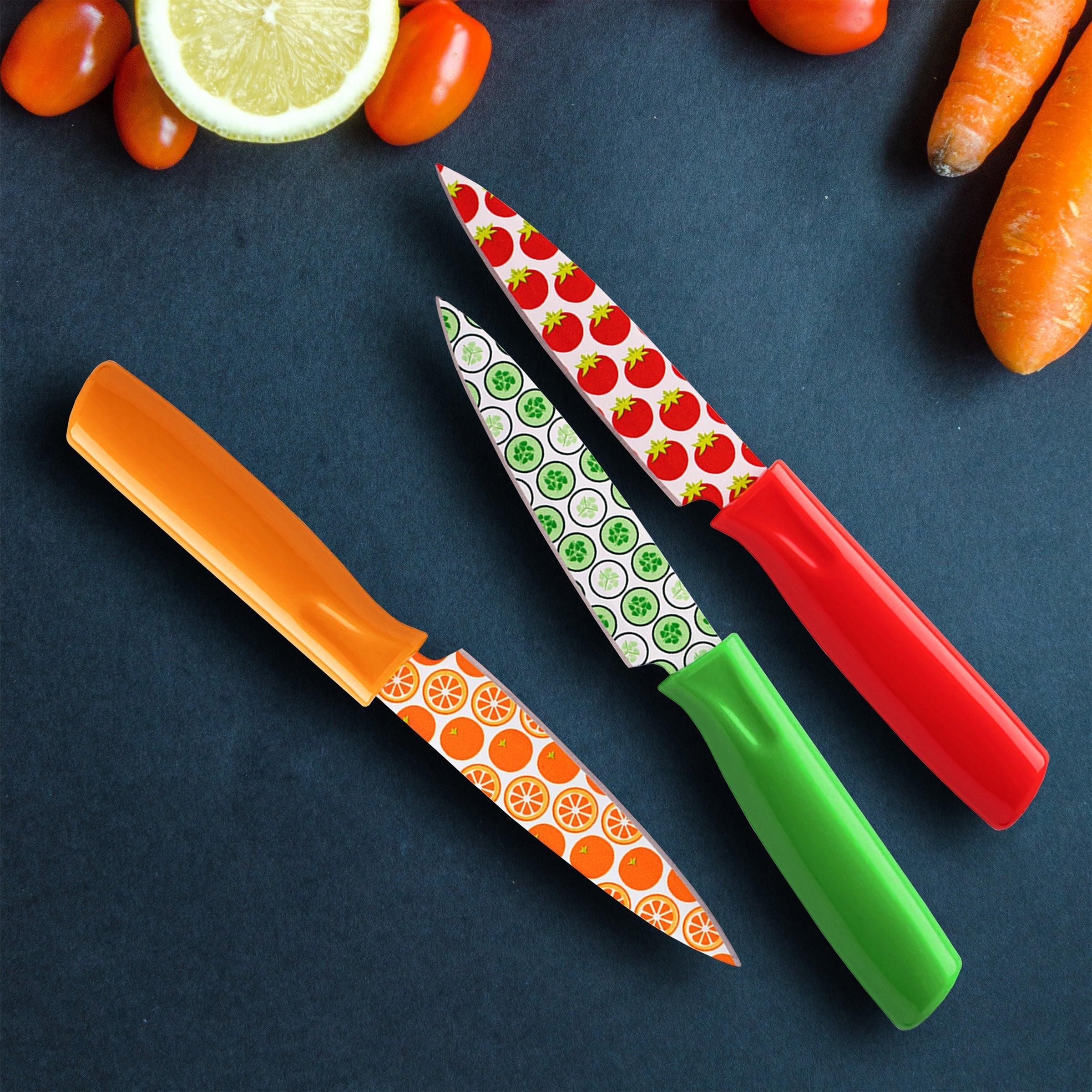 Lenox Fine Lenox Fine Printed Fruit 3-Piece Paring Knife Set - Image 2