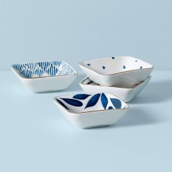 Lenox Fine Lenox Fine Blue Bay Stacking Dip Bowls, Set of 4