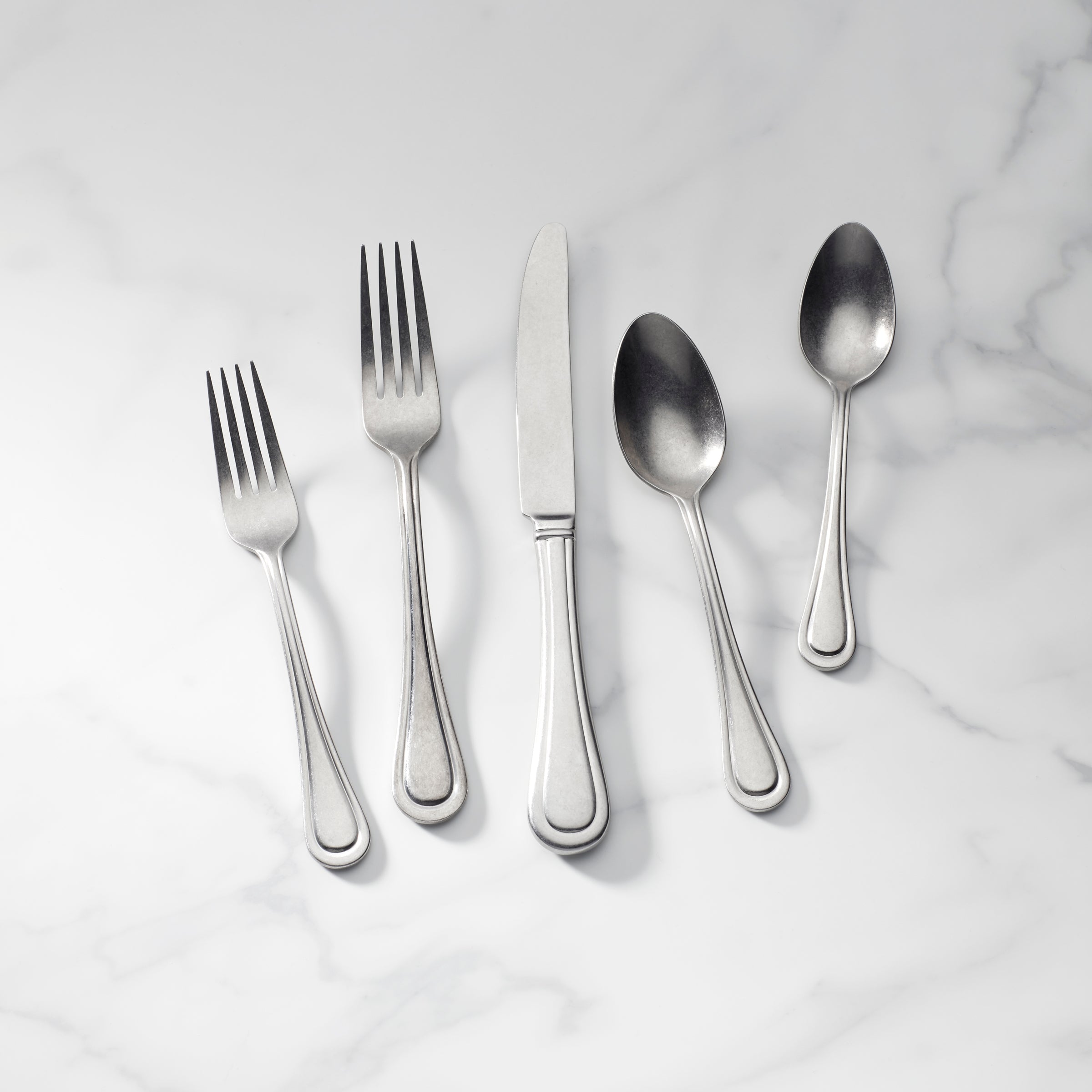 Lenox Fine Lenox Fine Textured Neutrals 24-Piece Flatware Set