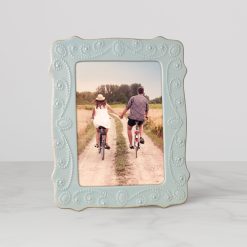 Lenox Fine Lenox Fine French Perle Ice Blue 5x7 Photo Frame