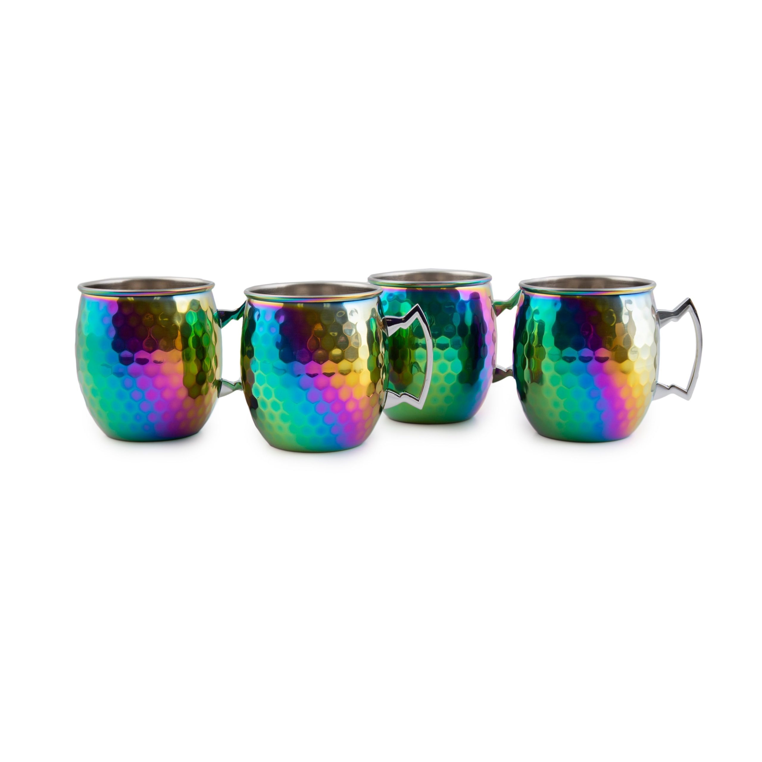Lenox Fine Lenox Fine Hammered Rainbow Moscow Mule Mugs, Set of 4 - Image 3