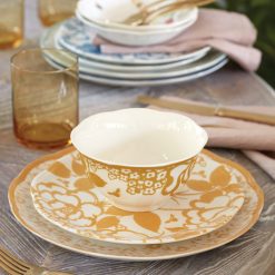 Alternative view of Lenox Fine Lenox Fine Butterfly Meadow Cottage Rice Bowls, Set of 4