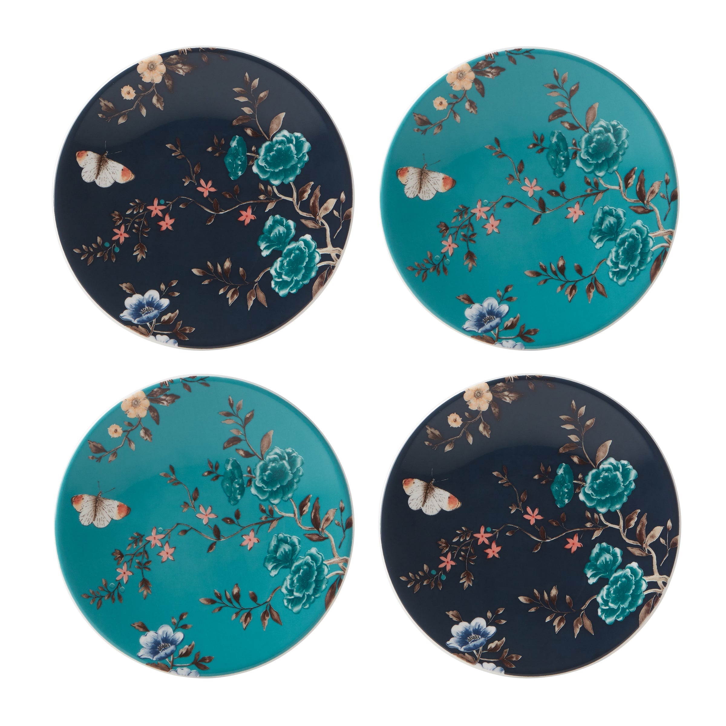 Lenox Fine Lenox Fine Sprig & Vine Tidbit Plates, Set of 4 - Image 2