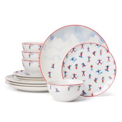 Lenox Fine Lenox Fine Snowbound 12-Piece Dinnerware Set