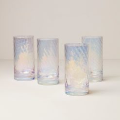 Lenox Fine Lenox Fine Tuscany Classics Iridescent Highball Glasses, Set of 4