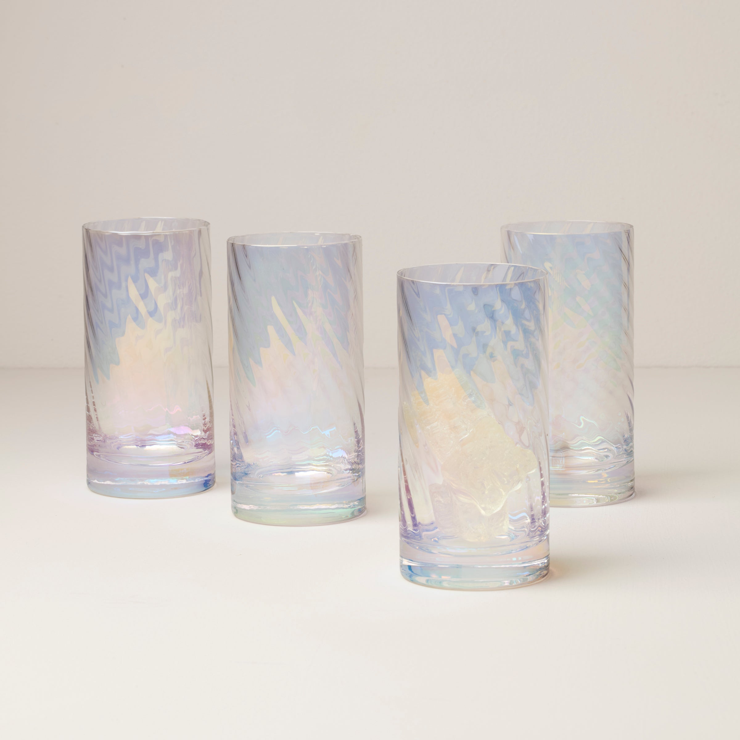 Lenox Fine Lenox Fine Tuscany Classics Iridescent Highball Glasses, Set of 4