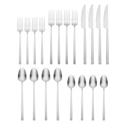 Alternative view of Lenox Fine Lenox Fine Damaris Satin 20-Piece Flatware Set