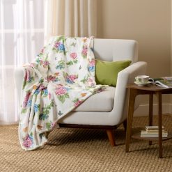 Lenox Fine Lenox Fine Butterfly Meadow Hydrangea Throw Blanket