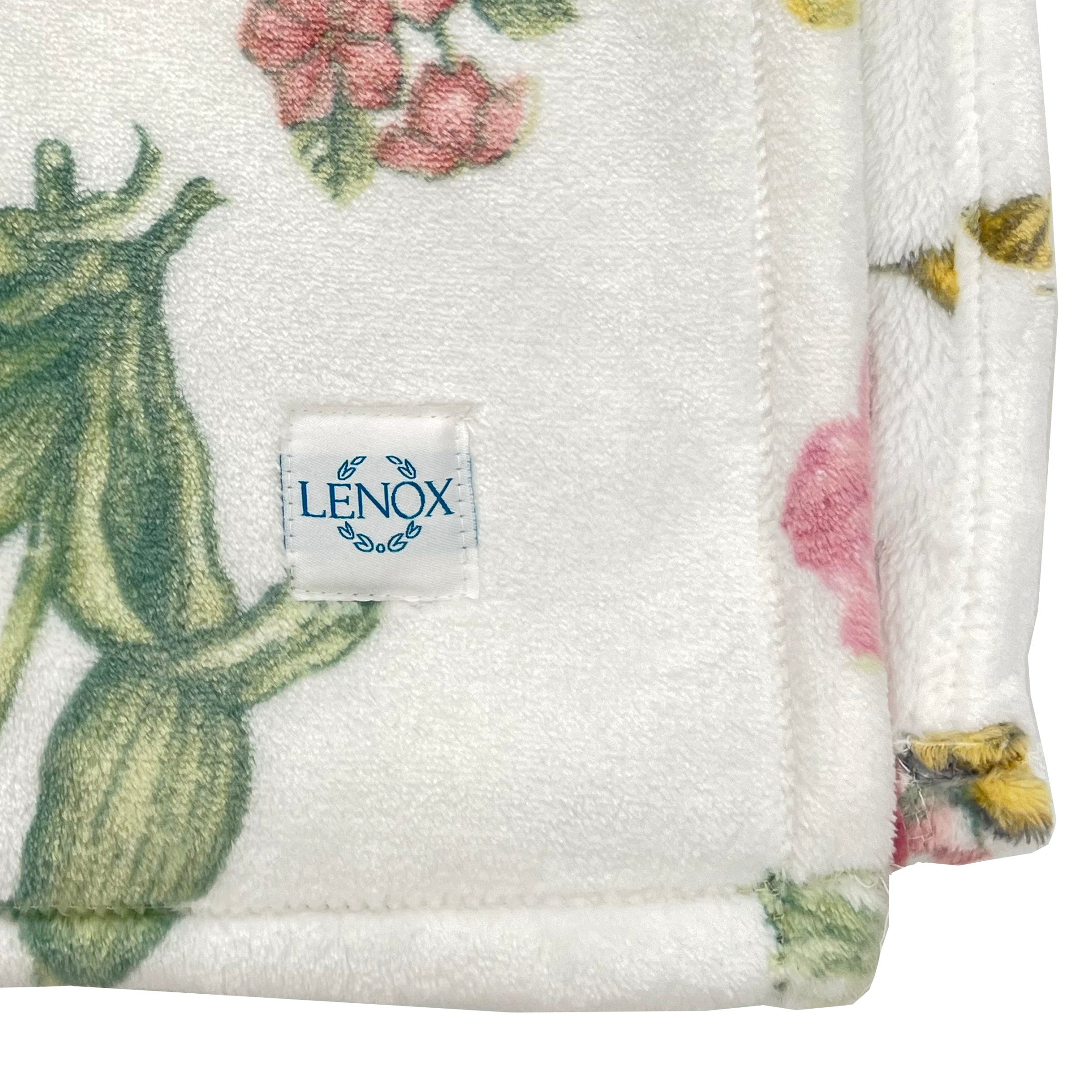 Lenox Fine Lenox Fine Butterfly Meadow Bloom Pink Throw Blanket - Image 8
